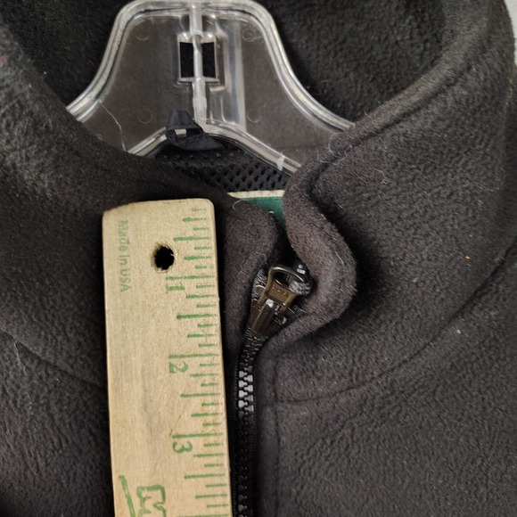 Honda Men's Fleece Mechanic Jacket Motor Sport Black XL Vintage - Picture 7 of 9